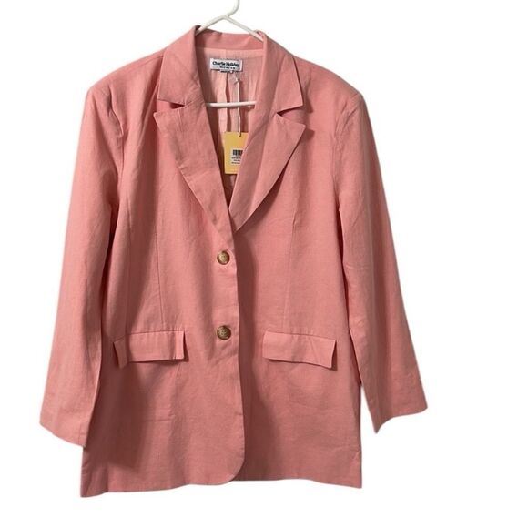 Charlie Holiday Pink Cotton Oversized
Blazer(Size 6) - Picture 2 of 8